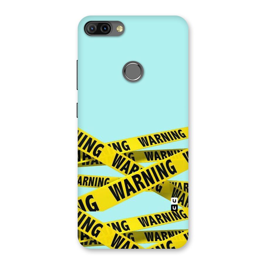 Warning Design Back Case for Infinix Hot 6 Pro