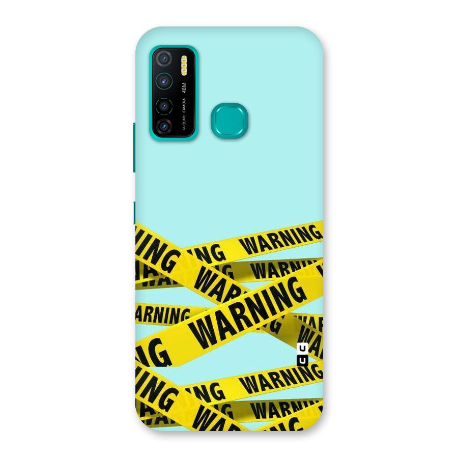 Warning Design Back Case for Infinix Hot 9 Pro