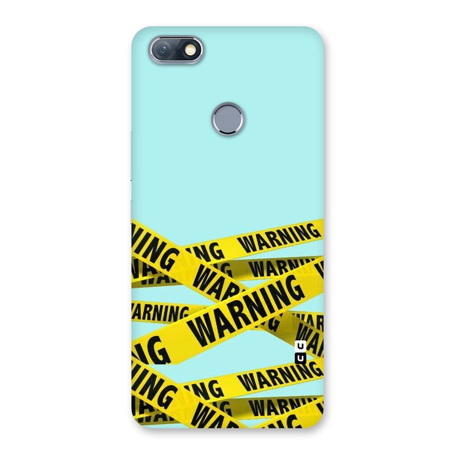 Warning Design Back Case for Infinix Note 5