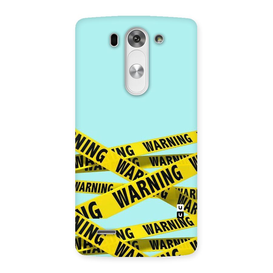 Warning Design Back Case for LG G3 Mini