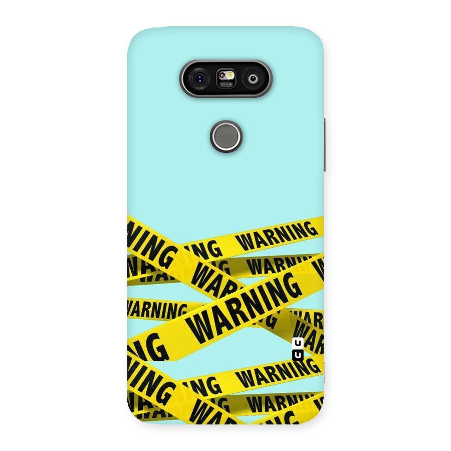 Warning Design Back Case for LG G5