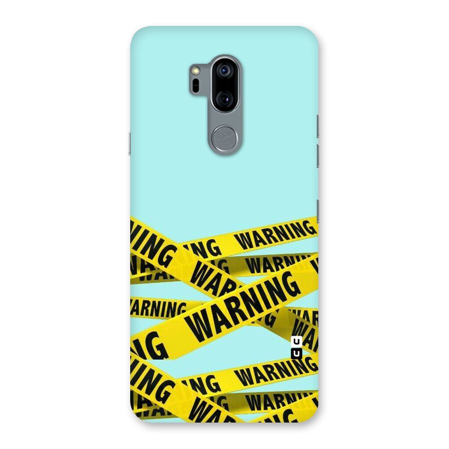Warning Design Back Case for LG G7