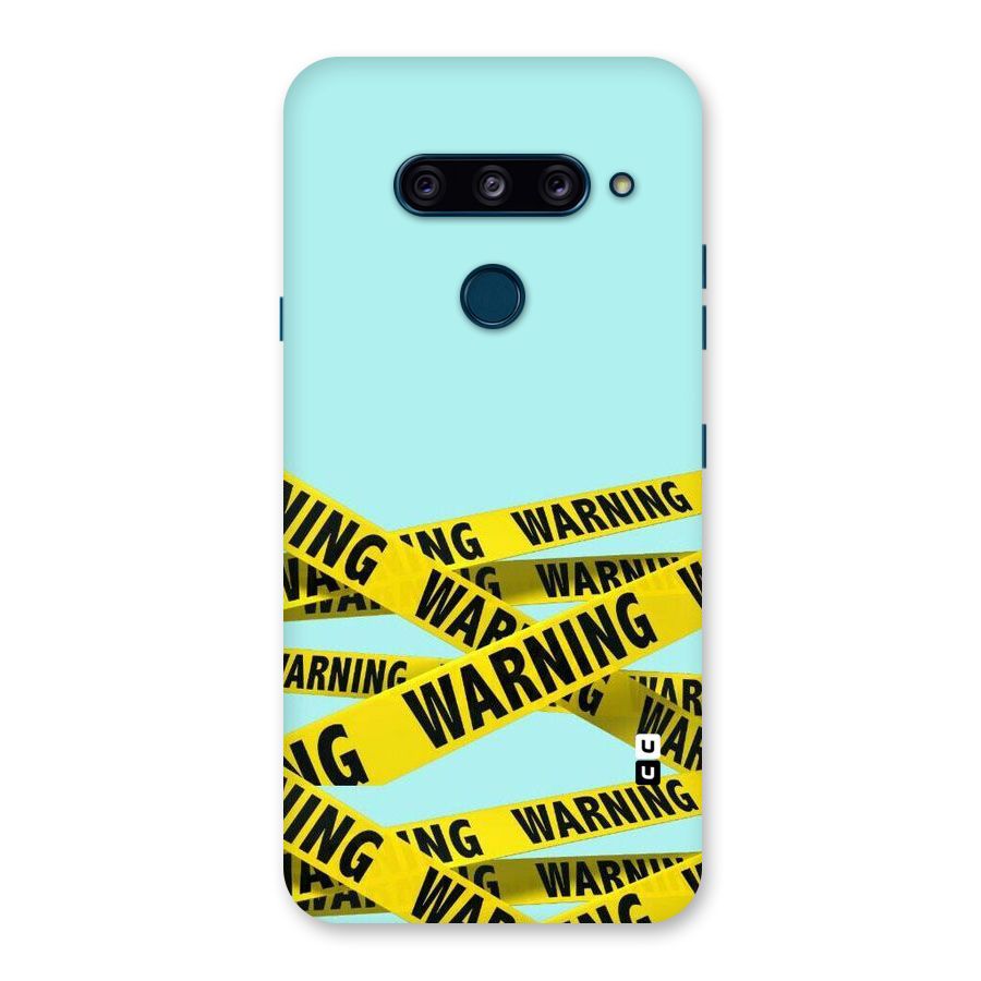 Warning Design Back Case for LG  V40 ThinQ