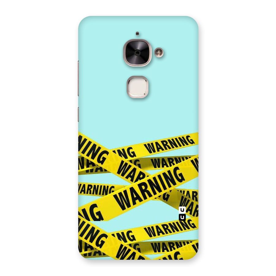 Warning Design Back Case for Le 2