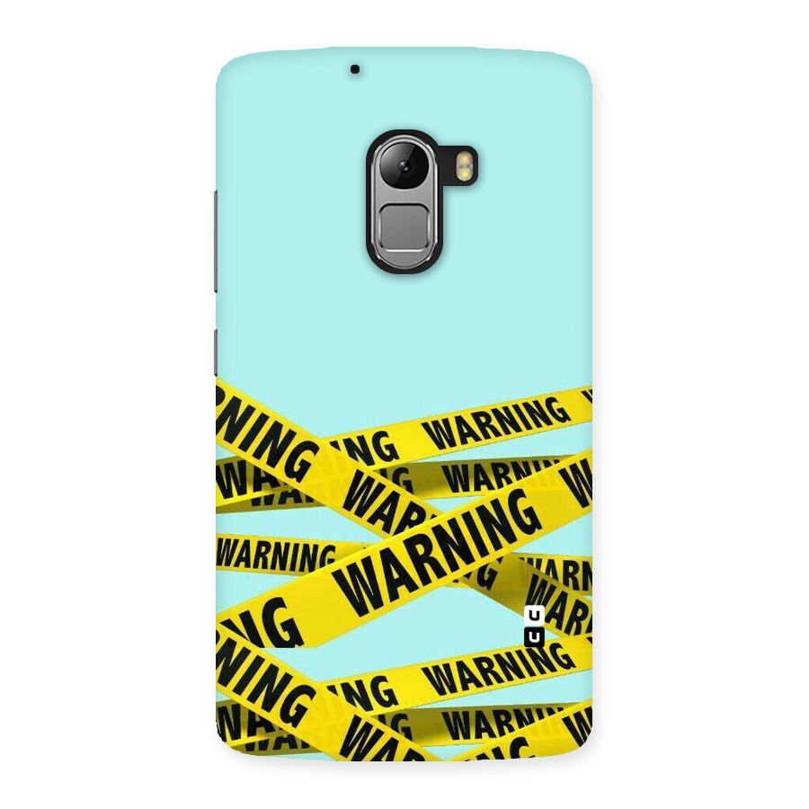 Warning Design Back Case for Lenovo K4 Note