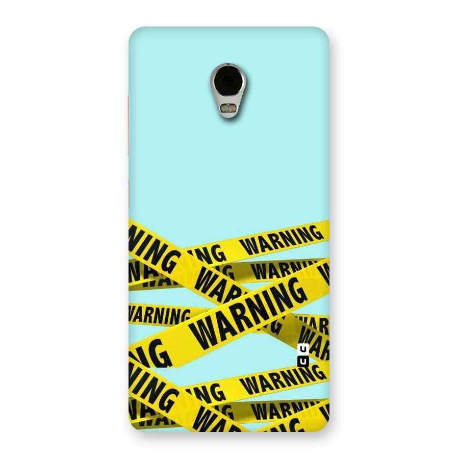 Warning Design Back Case for Lenovo Vibe P1