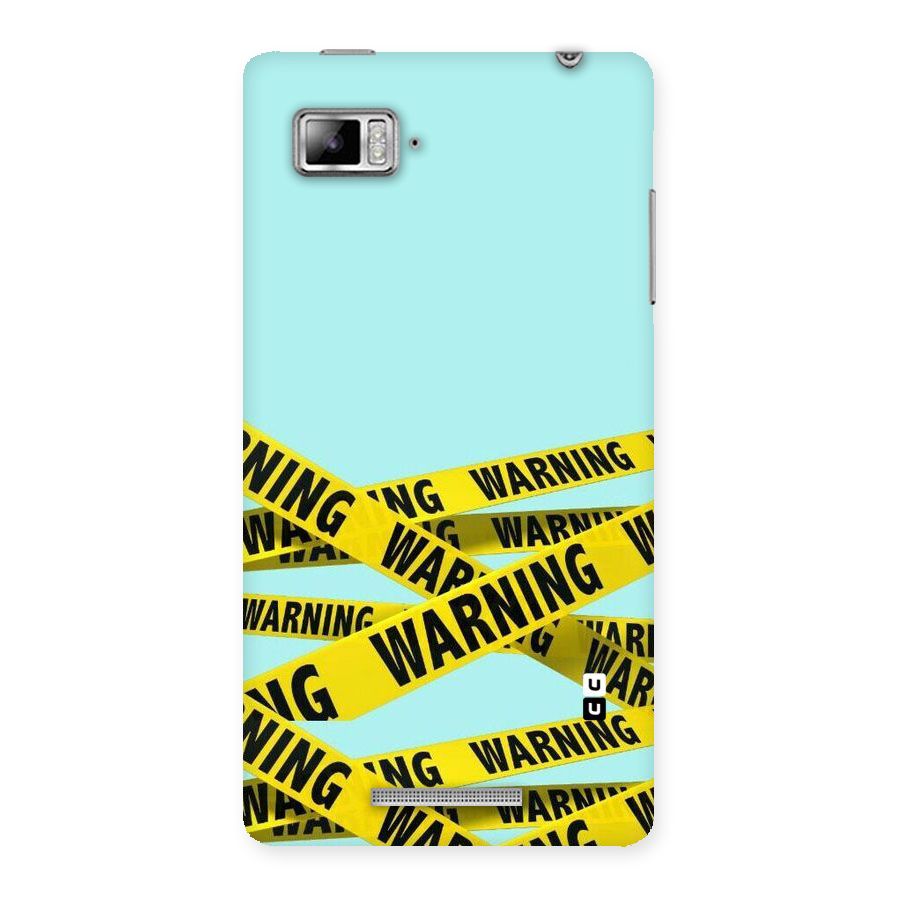 Warning Design Back Case for Lenovo Vibe Z K910