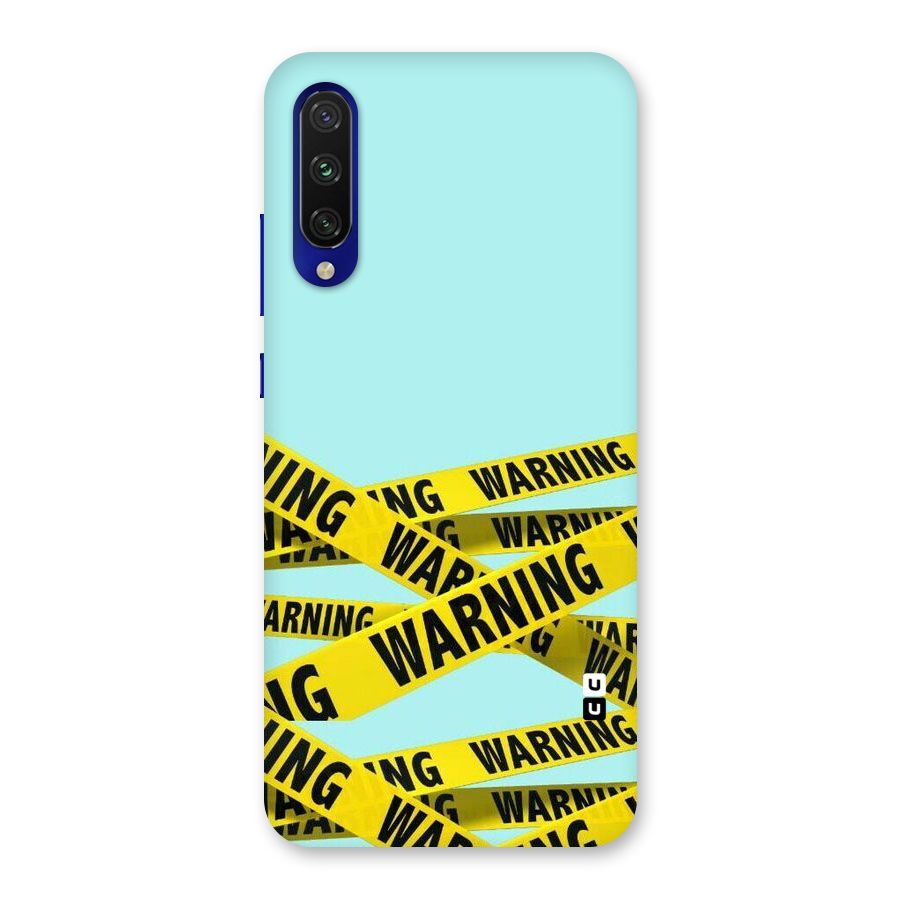 Warning Design Back Case for Mi A3
