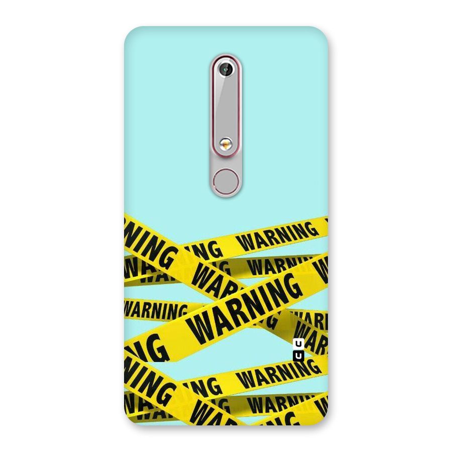 Warning Design Back Case for Nokia 6.1