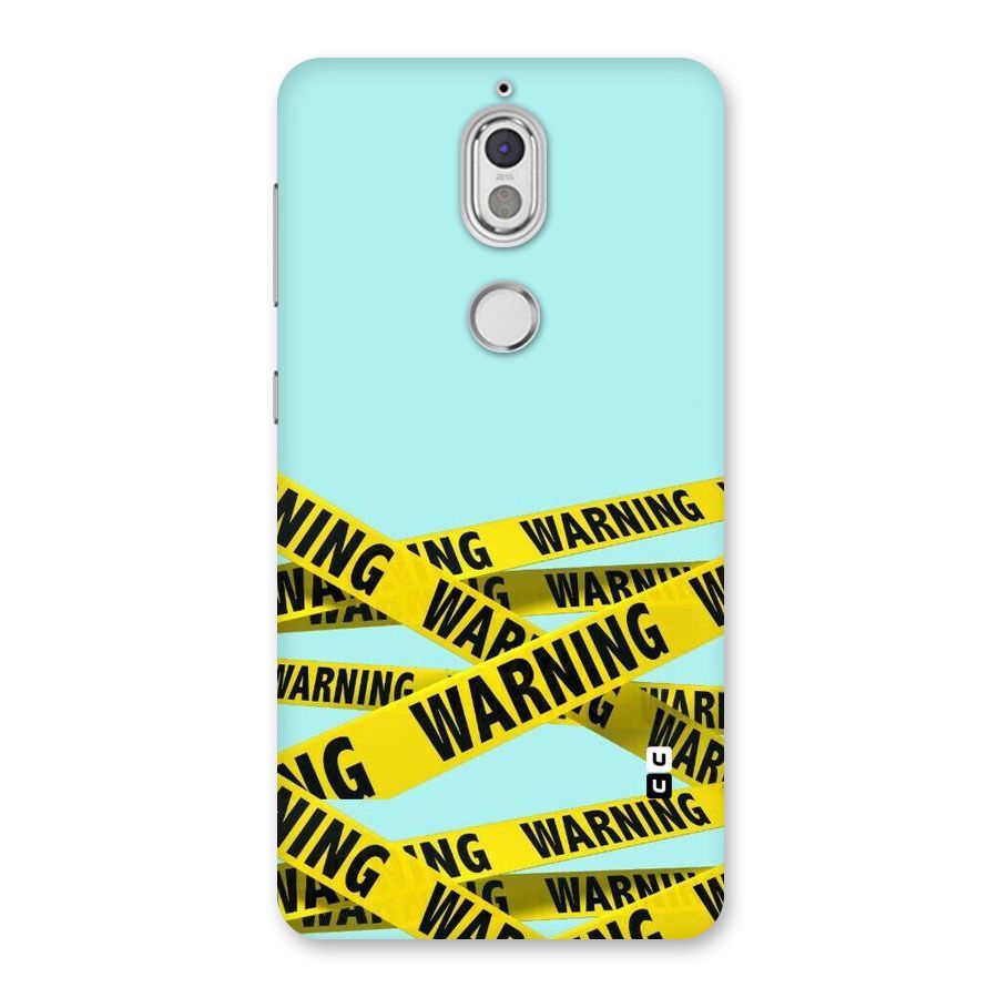 Warning Design Back Case for Nokia 7