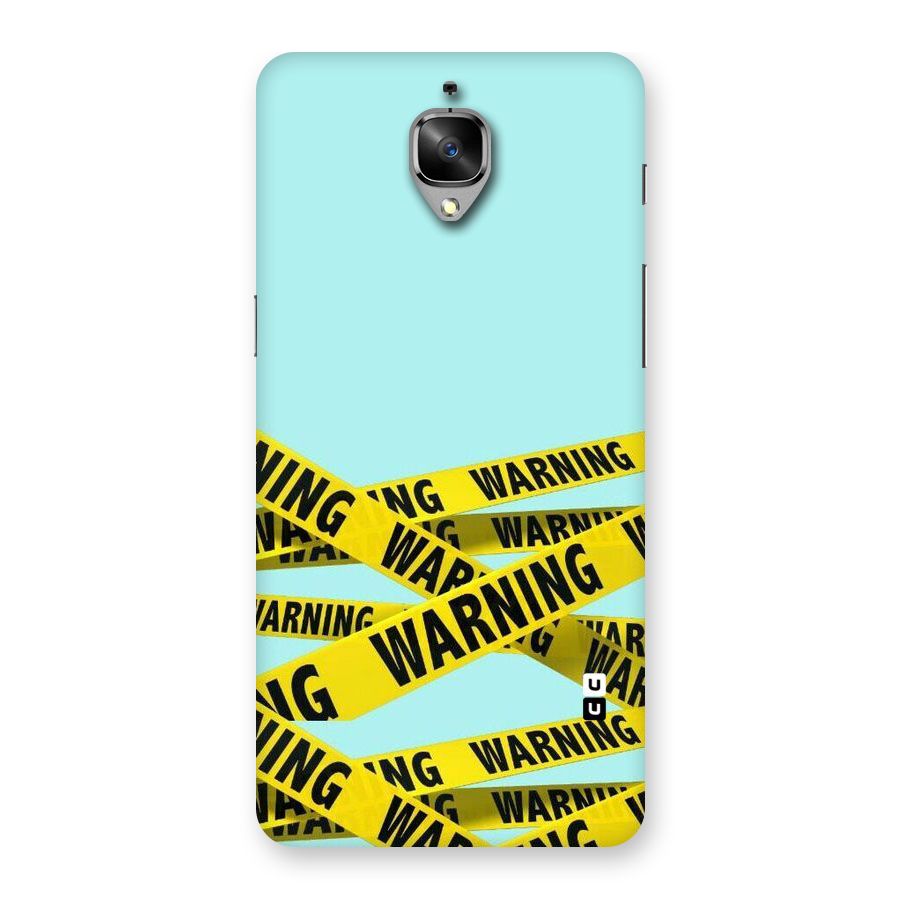 Warning Design Back Case for OnePlus 3T