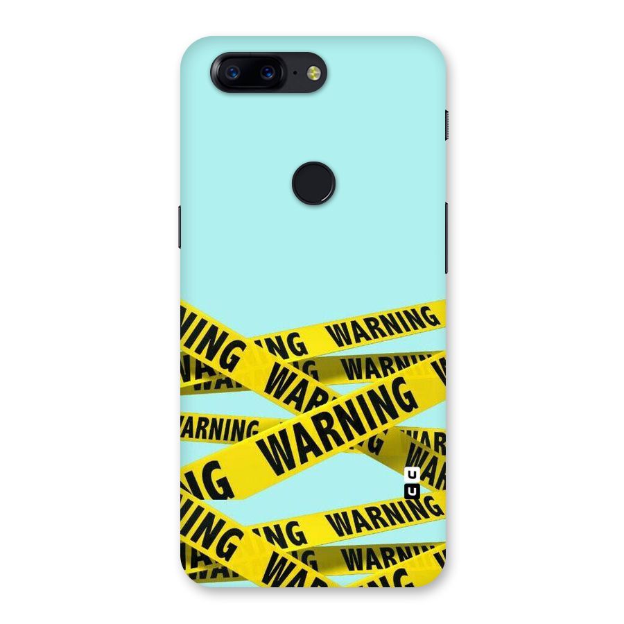 Warning Design Back Case for OnePlus 5T