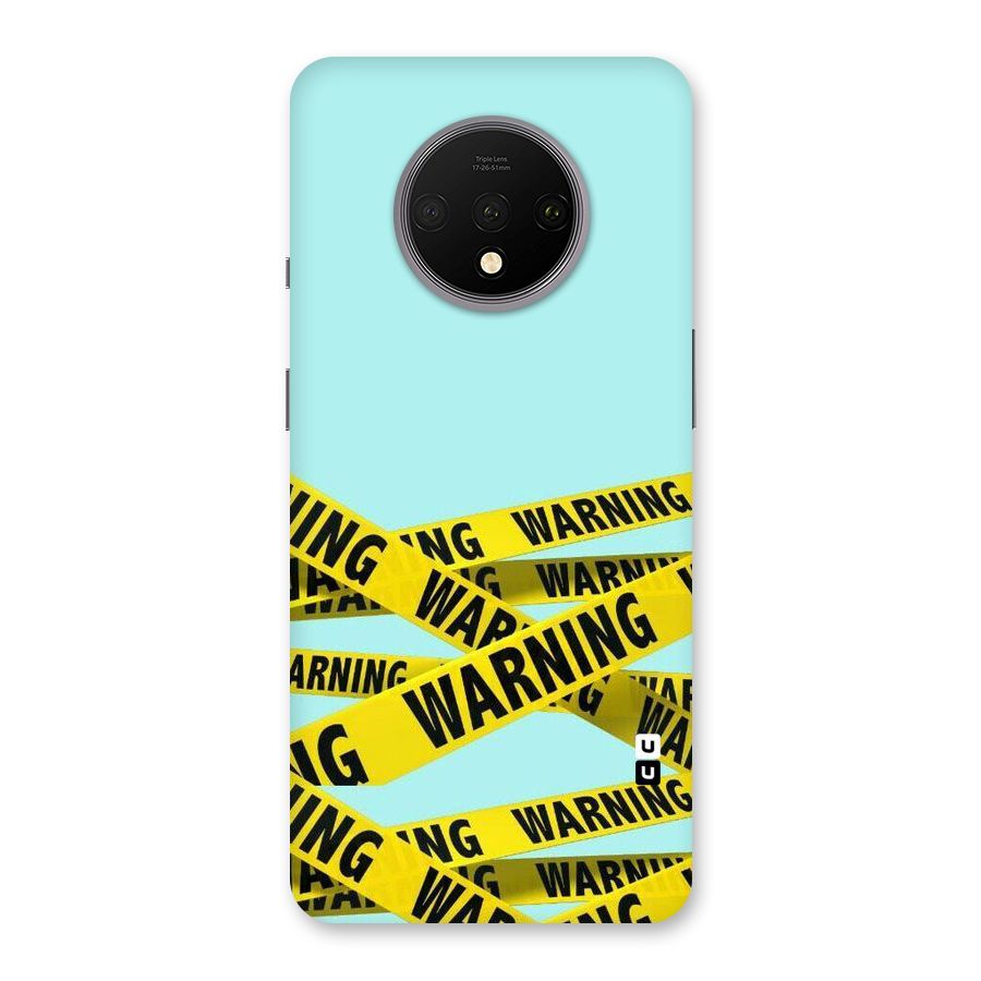 Warning Design Back Case for OnePlus 7T