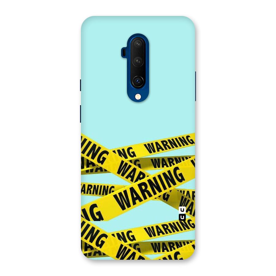 Warning Design Back Case for OnePlus 7T Pro