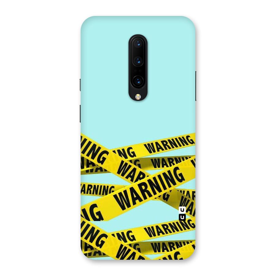 Warning Design Back Case for OnePlus 7 Pro