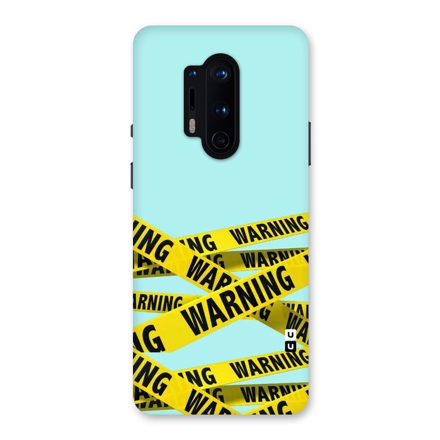 Warning Design Back Case for OnePlus 8 Pro