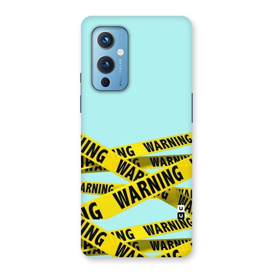 Warning Design Back Case for OnePlus 9