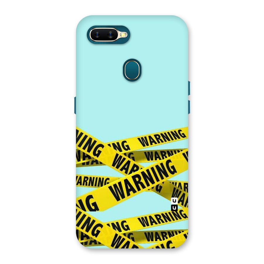 Warning Design Back Case for Oppo A11k