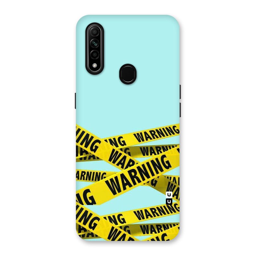 Warning Design Back Case for Oppo A31