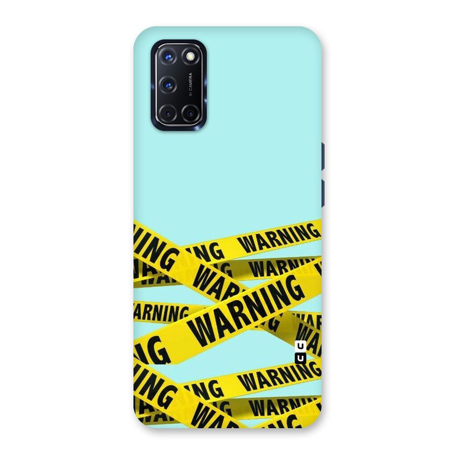 Warning Design Back Case for Oppo A52