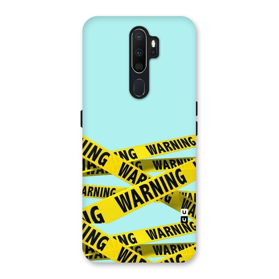 Warning Design Back Case for Oppo A5 (2020)