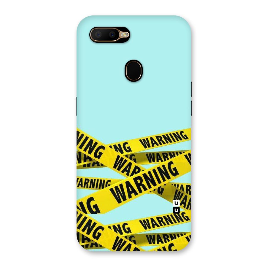 Warning Design Back Case for Oppo A5s