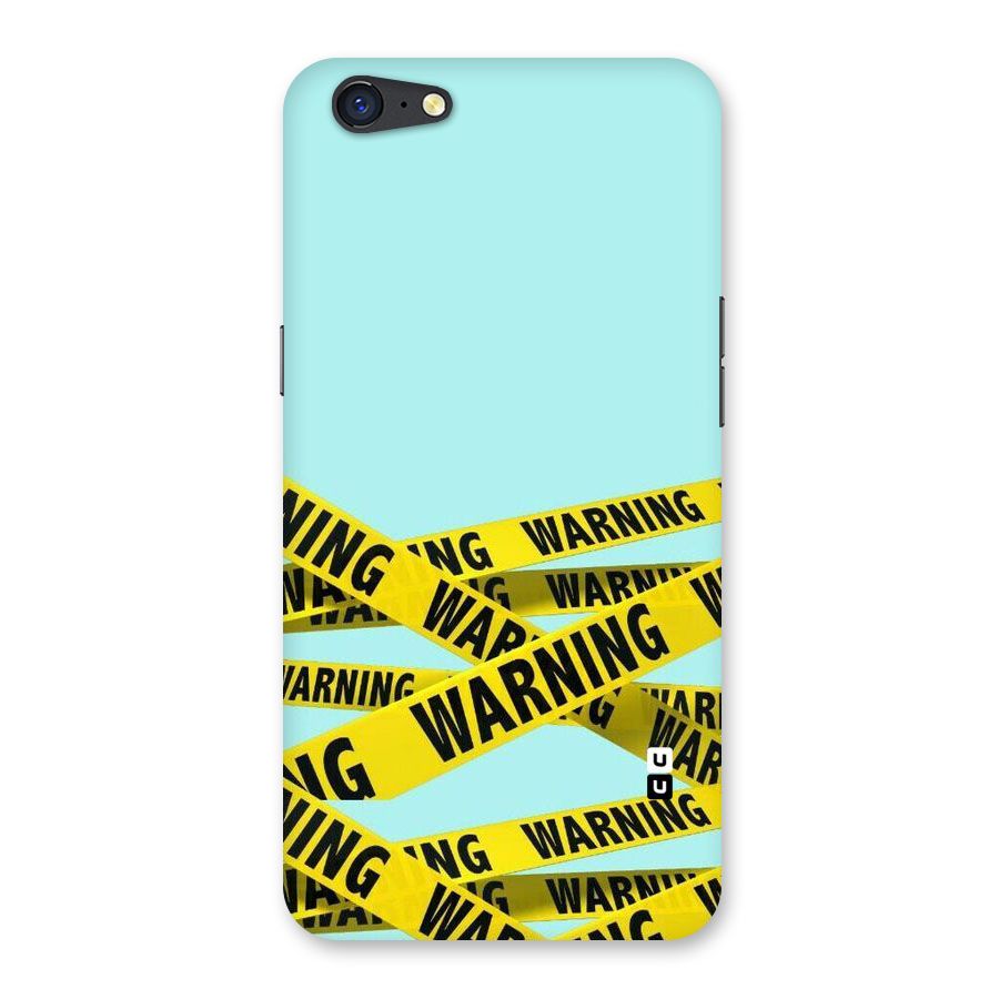 Warning Design Back Case for Oppo A71