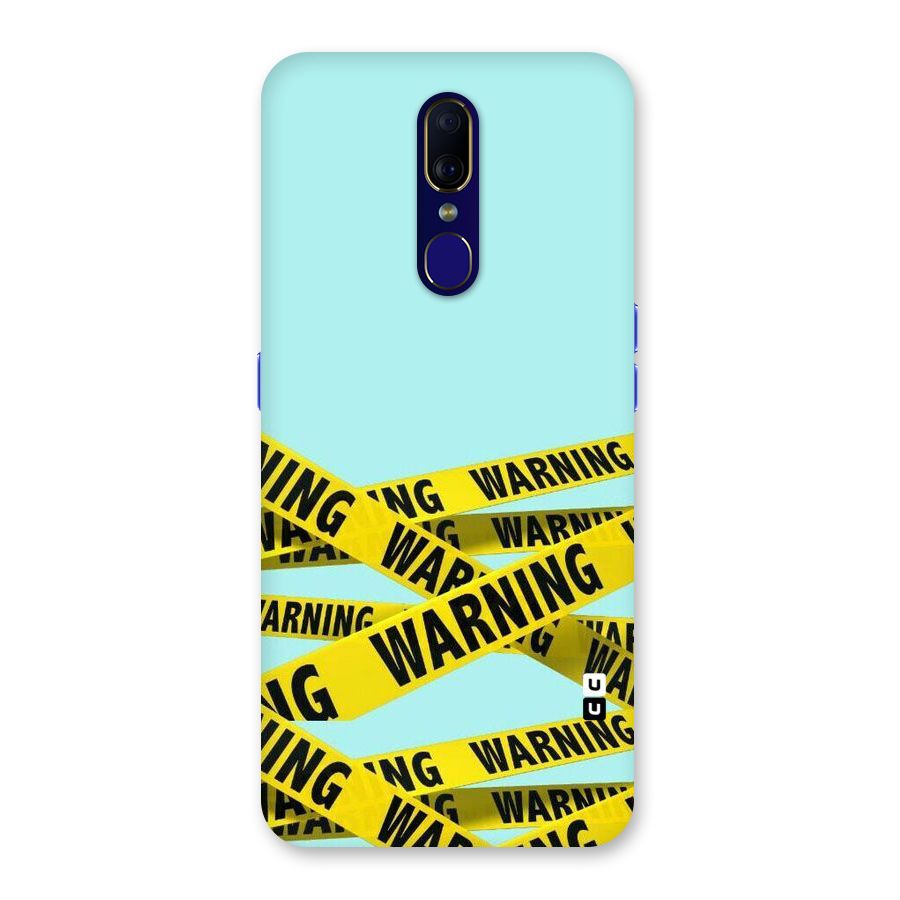 Warning Design Back Case for Oppo F11