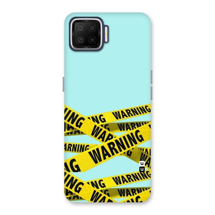 Warning Design Back Case for Oppo F17