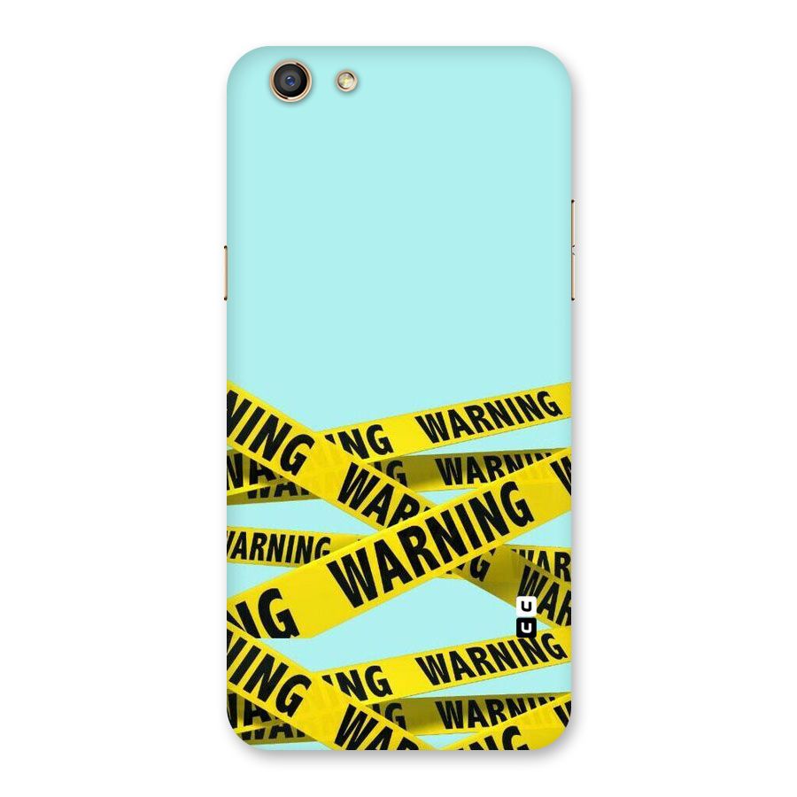 Warning Design Back Case for Oppo F3