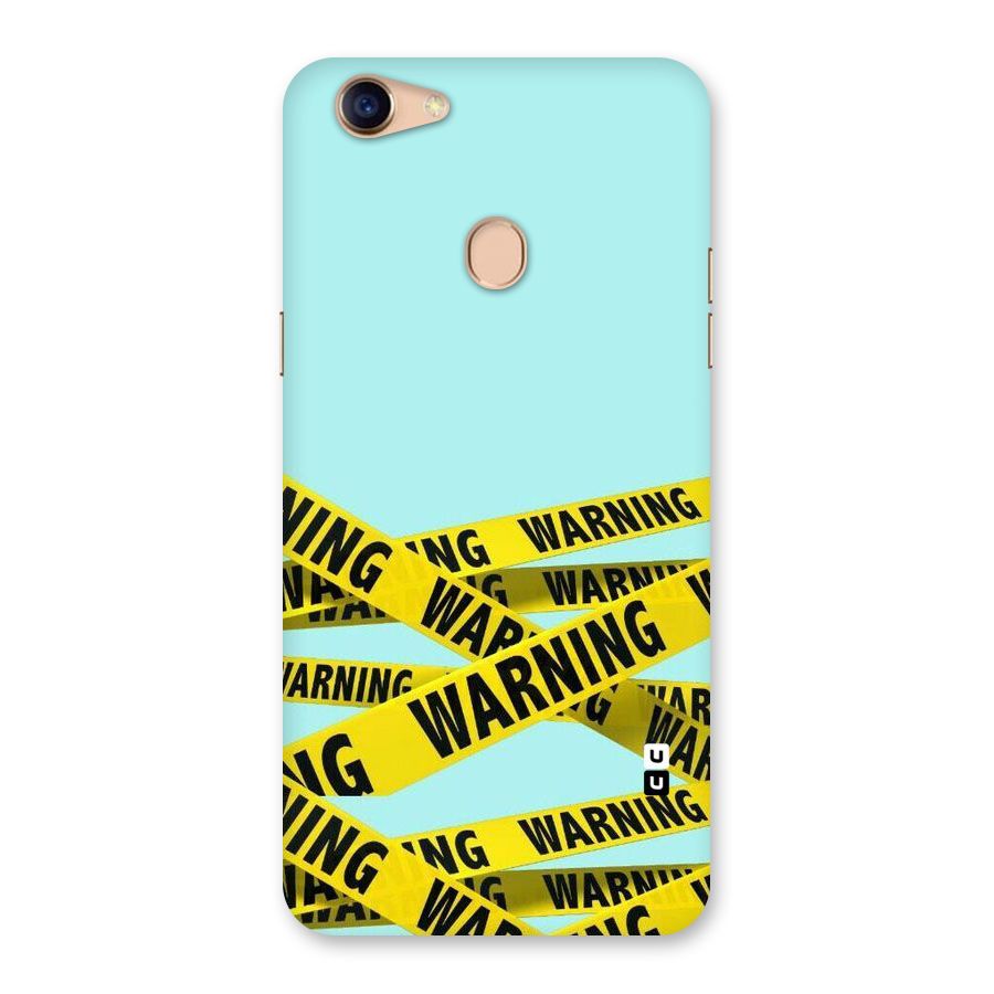 Warning Design Back Case for Oppo F5