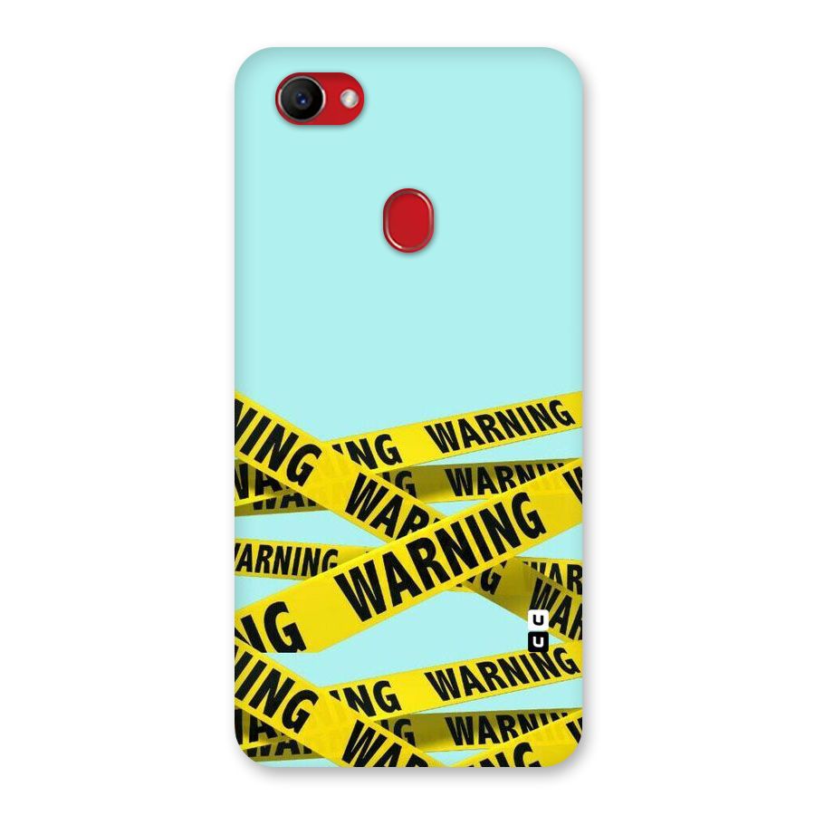 Warning Design Back Case for Oppo F7