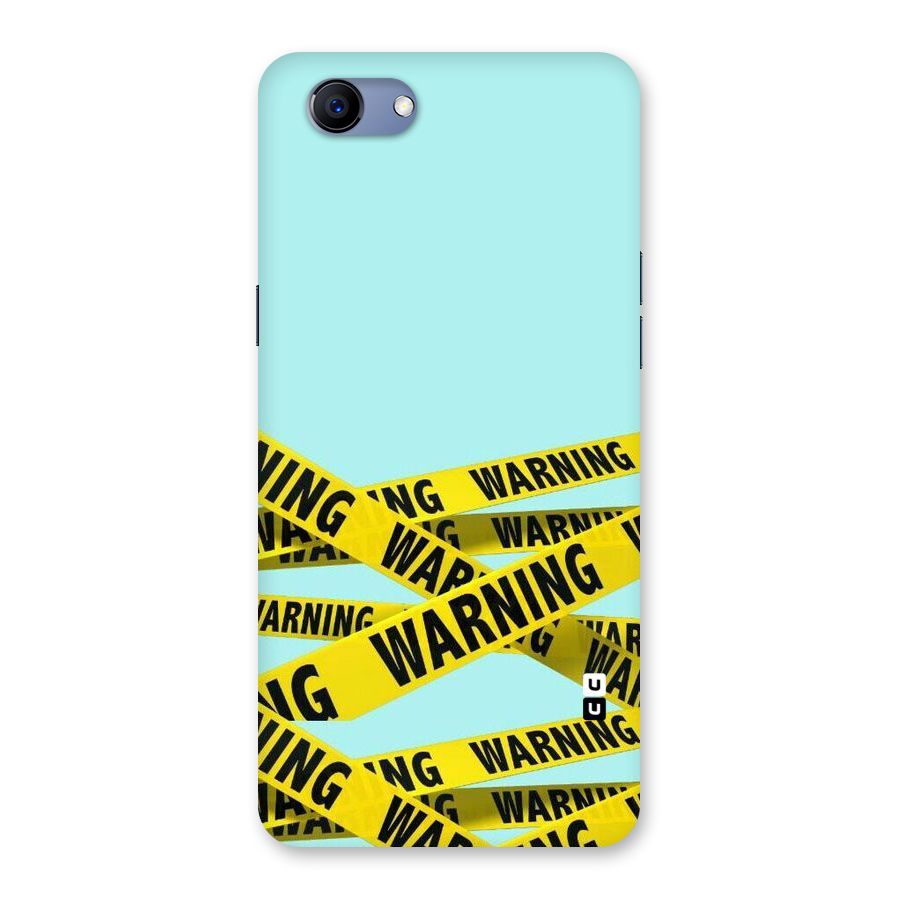Warning Design Back Case for Oppo Realme 1