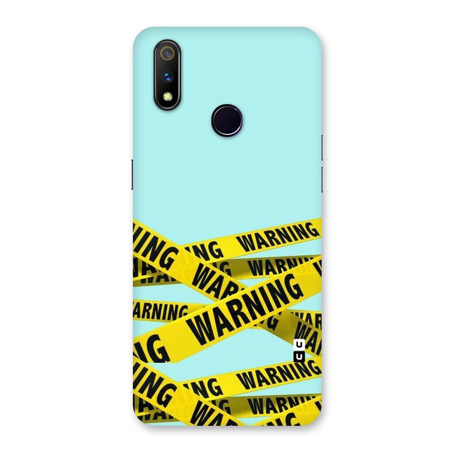 Warning Design Back Case for Realme 3 Pro