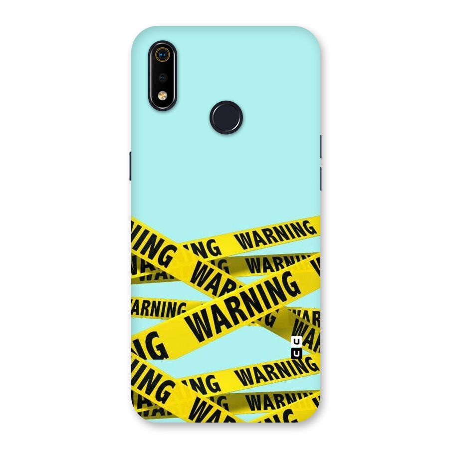 Warning Design Back Case for Realme 3i