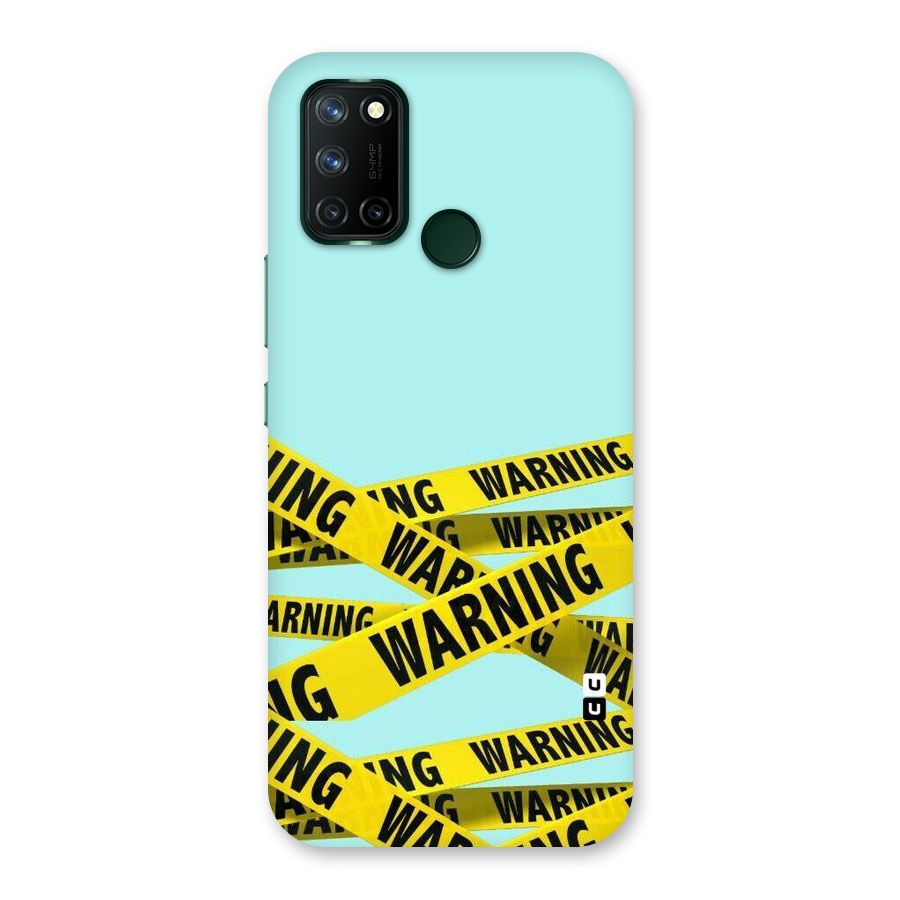 Warning Design Back Case for Realme 7i