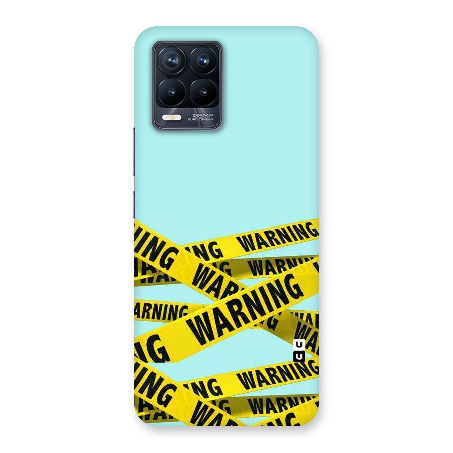 Warning Design Back Case for Realme 8 Pro