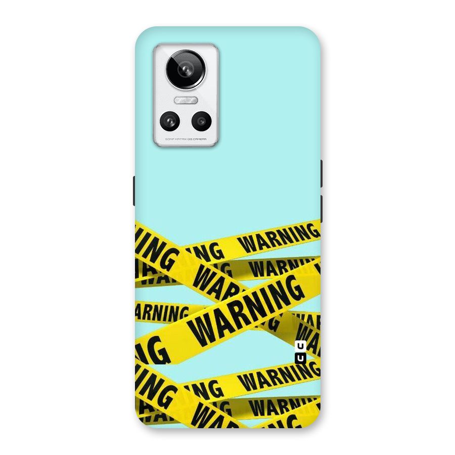 Warning Design Back Case for Realme GT Neo 3