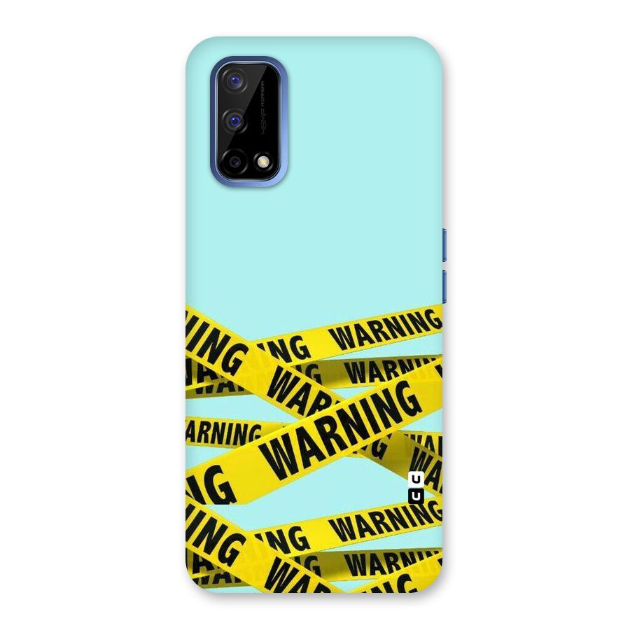 Warning Design Back Case for Realme Narzo 30 Pro