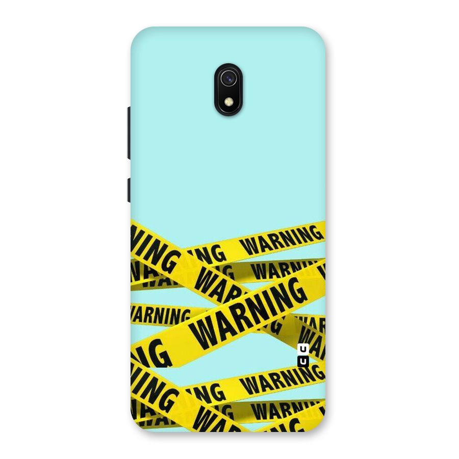 Warning Design Back Case for Redmi 8A