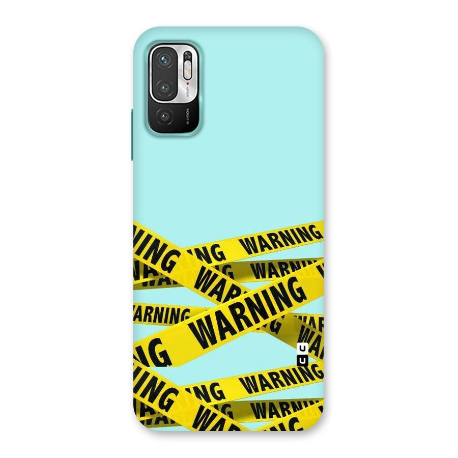 Warning Design Back Case for Redmi Note 10T 5G