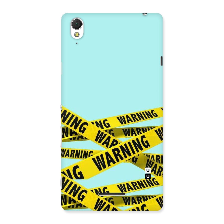 Warning Design Back Case for Sony Xperia T3