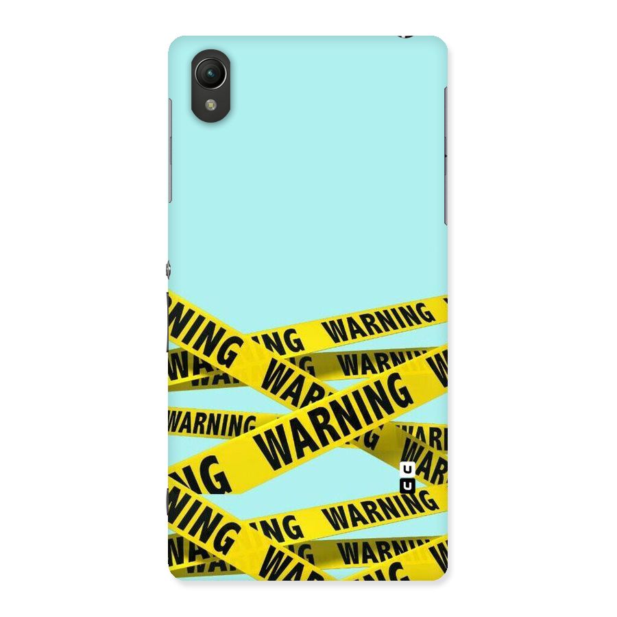 Warning Design Back Case for Sony Xperia Z2