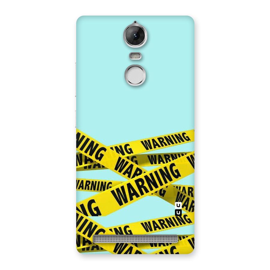 Warning Design Back Case for Vibe K5 Note