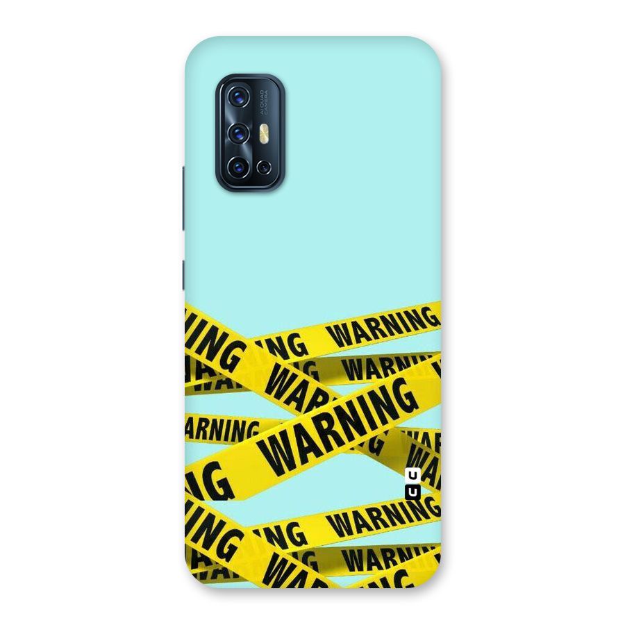 Warning Design Back Case for Vivo V17