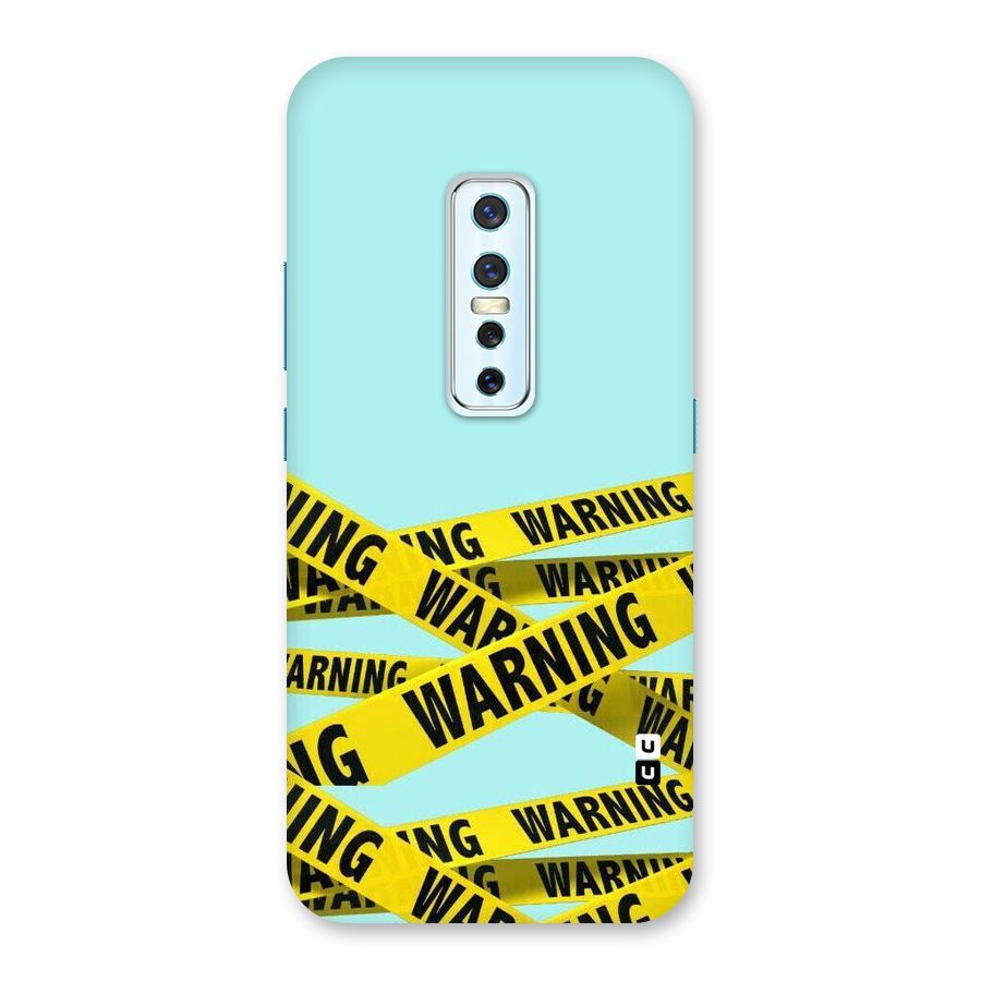 Warning Design Back Case for Vivo V17 Pro