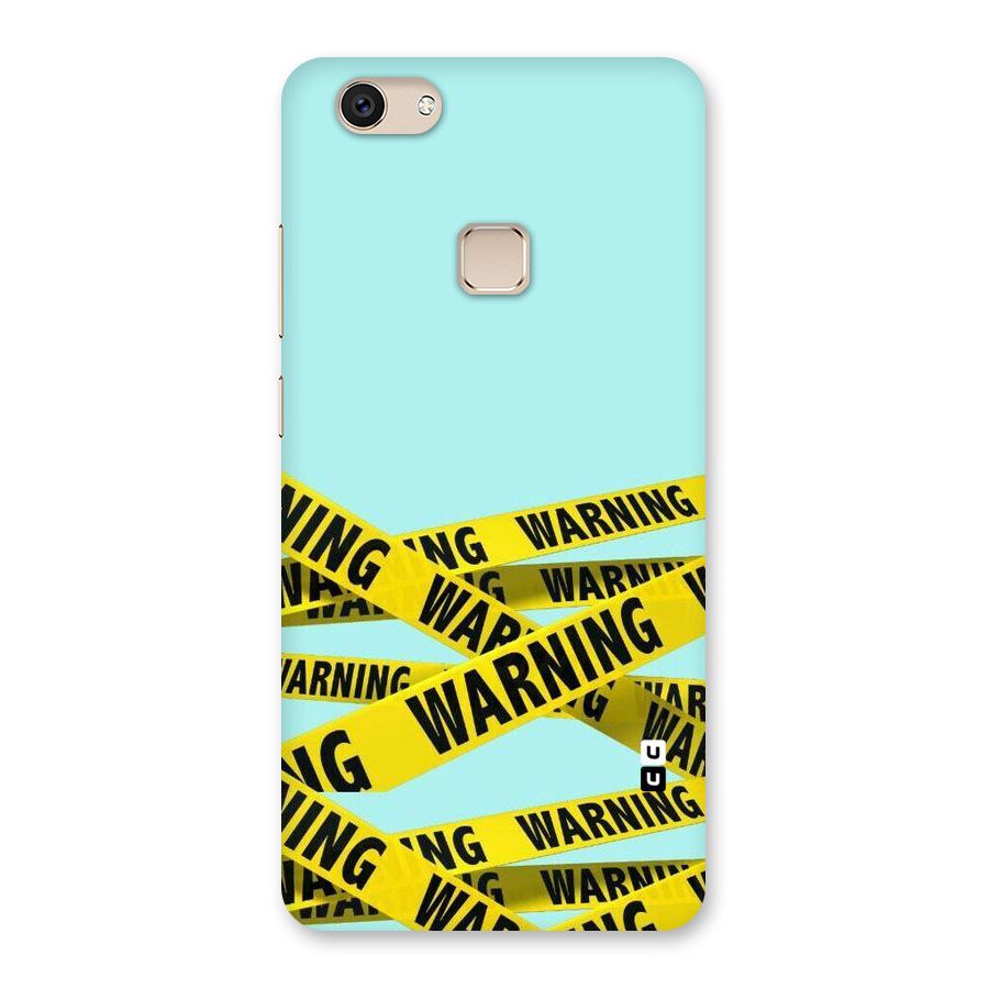 Warning Design Back Case for Vivo V7