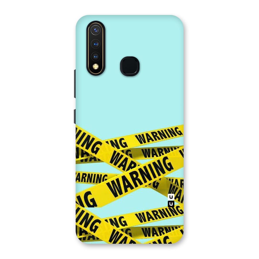 Warning Design Back Case for Vivo Y19