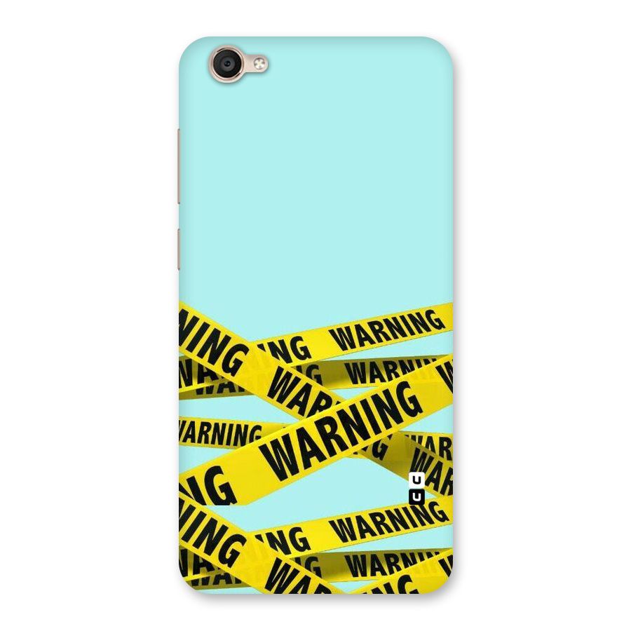 Warning Design Back Case for Vivo Y55s