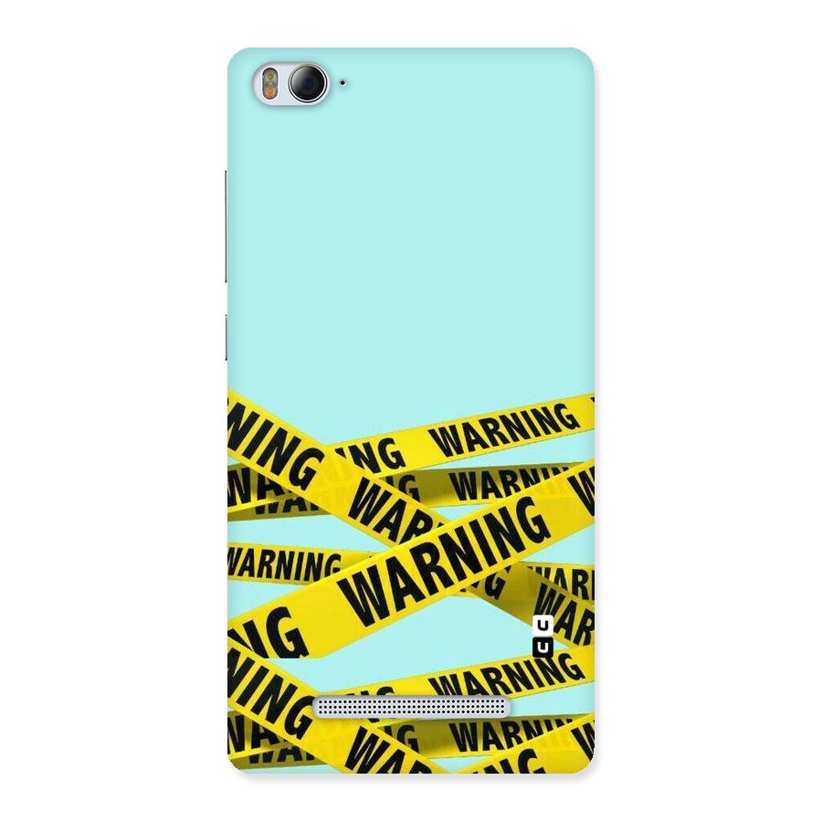 Warning Design Back Case for Xiaomi Mi4i